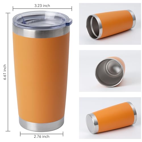 20oz Stainless Steel Tumblers Bulk (4 Count)