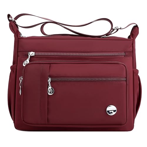 Women Shoulder Handbag Roomy Multiple Pockets Bag Ladies Crossbody Purse Fashion Tote Top Handle Satchel