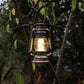 LED Vintage Lantern Metal Hanging Hurricane 12 LED Dimmer Switch Warm White Battery Operated Lantern Power Outage Indoor Camping Lighting Outdoor Brooklyn Decoration