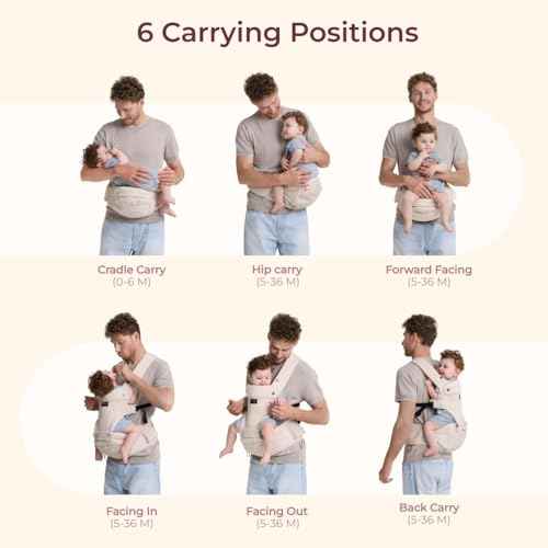Baby Carrier with Hip Seat
