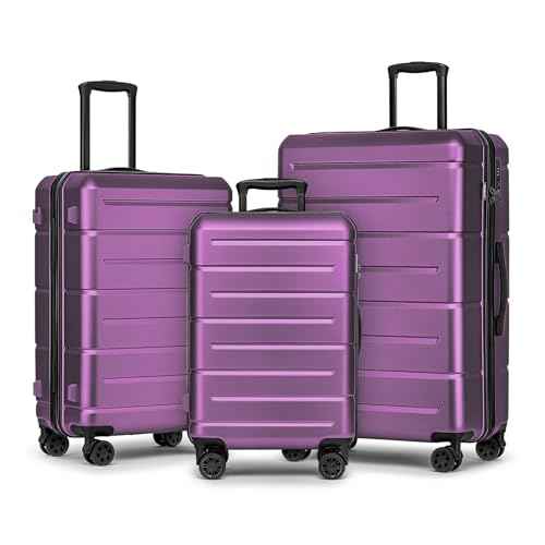 Luggage Sets 3 Piece Hardshell 20" (3 Count)