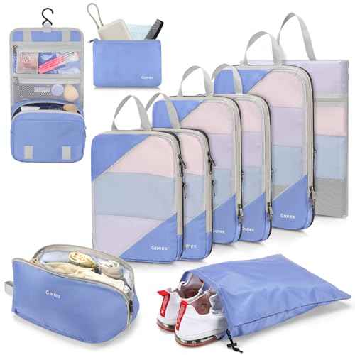 Compression Packing Cubes for Travel (10 Count)