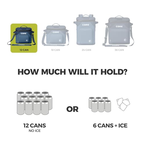 Magnetic Leak Proof 12 Can Soft Cooler with Waterproof Zipper