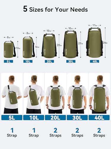 Waterproof Dry Bag Backpack with Emergency Whistle