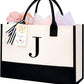 Initial Tote Bag