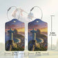 2 Pack Luggage Tags for suitcases Redeemer TSA Approved Label Luggage Tag Baggage Tag Leather Stainless Steel Loop Label Tag for Men Women Travel Bag Suitcase (2 Count)