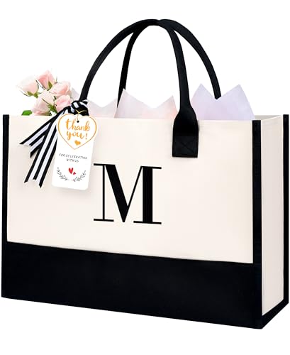 Initial Tote Bag
