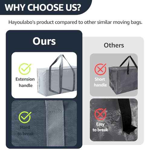 Moving Bags Heavy Duty Extra Large (4 Count)