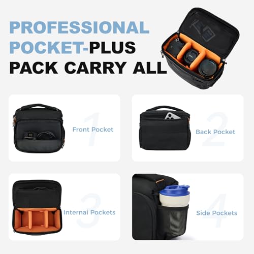 Camera Bag Protective Covers Photography Shoulder Bag Compatible for Nikon
