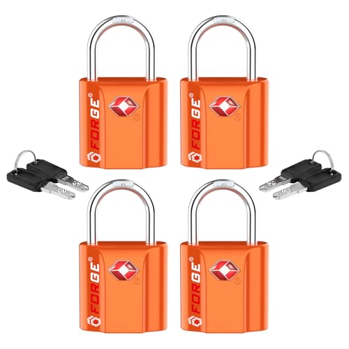 Small TSA Approved Luggage Locks (4 Count)
