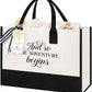 Initial Tote Bag