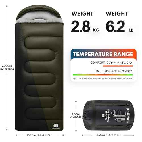 XXL Sleeping Bags for Adults Teens