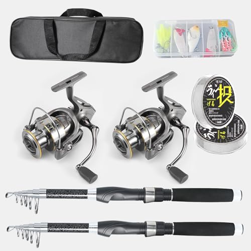 2PACK Fishing Pole Combo