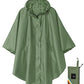Unisex Rain Poncho Hooded Waterproof Raincoat for Adults Women