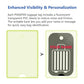 4 Pack Smart Luggage Tags for Suitcases (4 Count)
