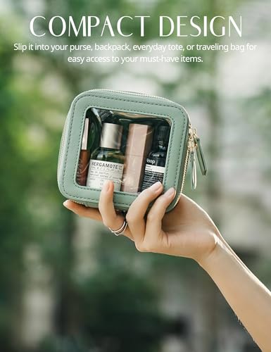 Clear Makeup Bag with Zipper (2 Count)