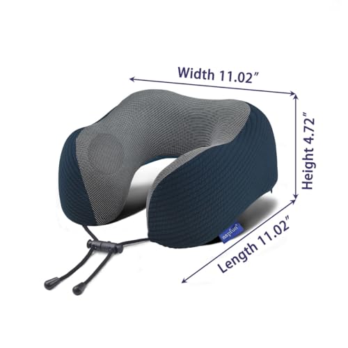 Neck Pillow for Travel with Travel Pouch