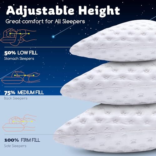 Cooling Side Sleeper Pillow for Neck and Shoulder Pain (31.99 Count)