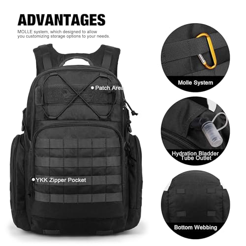 40L Tactical Backpack for Men