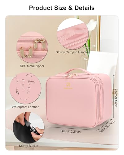 Makeup Bag with LED Mirror