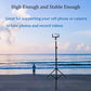 Up to 82.6 Inch Tall Tripod for Cell Phone and Lightweight Camera