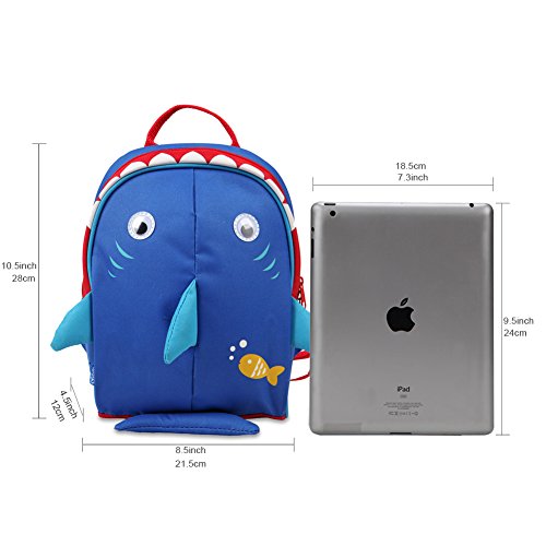 Kids Insulated Toddler Backpack with Leash Safety Harness Lunch Bag