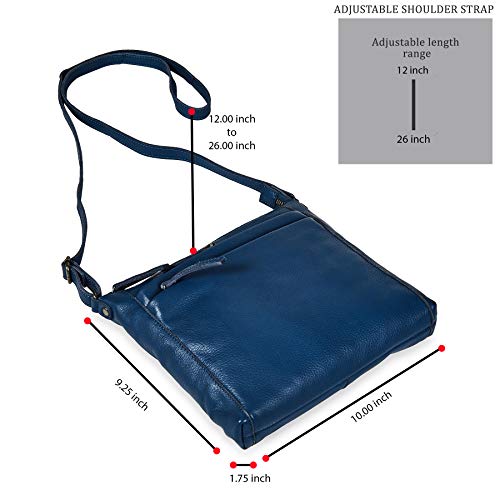 Leather Crossbody Bags for Women Small Genuine Nappa Purse Multi
