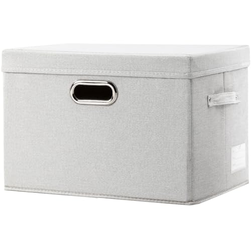 Collapsible Storage Bin with Lid [1