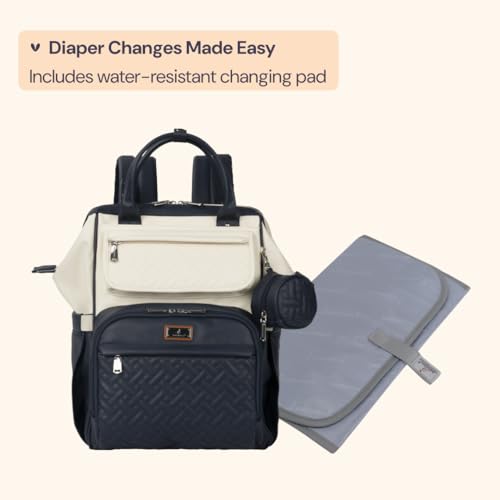 Leather Diaper Bag Backpack