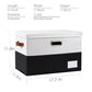 Foldable Storage Bins with Lids [3 (3 Count)