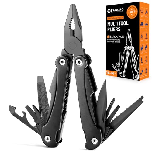 14 IN 1 Multitool Pliers with Pocket Clip