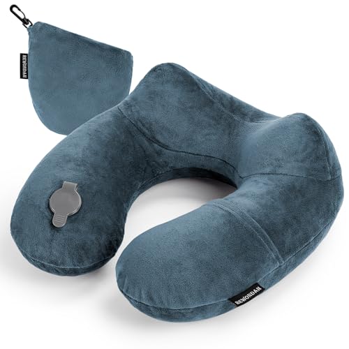 Inflatable Travel Pillow for Sleeping Airplane
