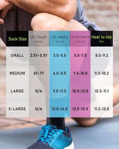 Cushioned Compression Unisex Mid (4 Count)