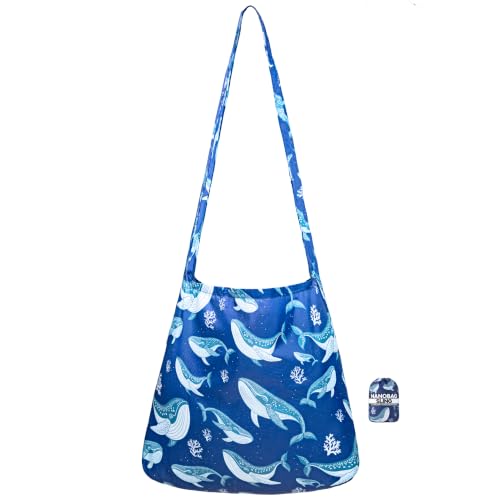 Sling 19L Foldable Packable Crossbody Grocery Bag for Men & Women