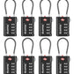 TSA Approved Luggage Locks with Search Alert Indicator (8 Count)