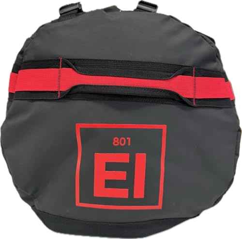 Trailhead Duffel Bag Shoulder Straps Waterproof Black
