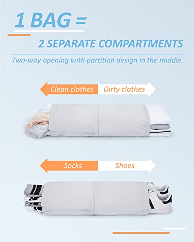 6 Set Compression Packing Cubes for Travel (6 Count)