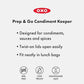 Good Grips Prep & Go Leakproof Condiment Container (3 Count)