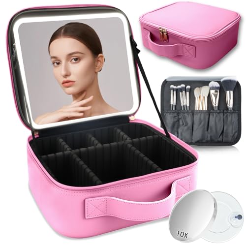 Makeup Bag with Led Mirror