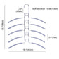No Shoulder Bump Multiple Sweater Coat Clothes Hangers (2 Count)
