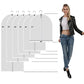 6 Pack Short Garment Bags (12 Count)