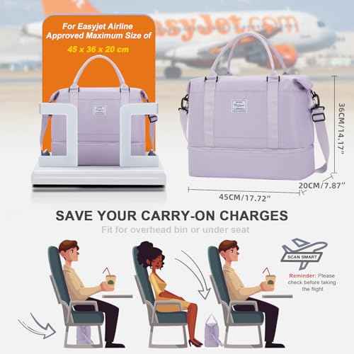 Spirit Airlines Personal Item Bag 18x14x8 Foldie Travel Duffel Bag Expandable Gym Sport Tote Foldable Carry On Overnight Waterproof Weekender Luggage Weekend Bags Airplanes Eessentials Men