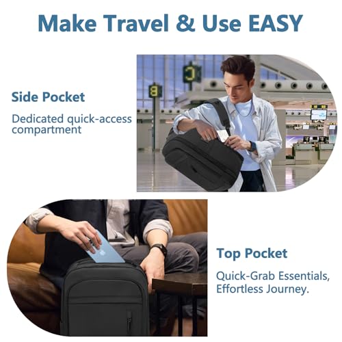 Business Travel Lightweight Laptop Backpack for Men