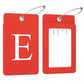 2 Pack Initial Luggage Tags for Suitcases Airplane Travel Essentials (2 Count)