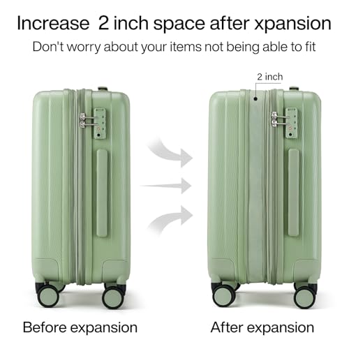 Expandable Hard Shell Luggage Sets