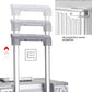 Super Large Aluminum Frame Checked Zipperless Luggage