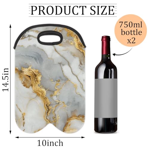Wine Carrier Tote Personalized Bag for 2 Bottles