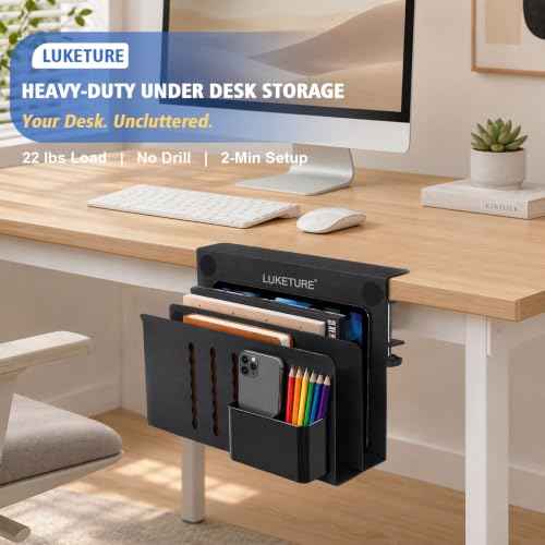 2 Tier Desk Side Storage