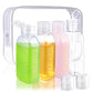 4pc 3.4 oz Leakproof Squeeze Bottles Travel Kit (4 Count)