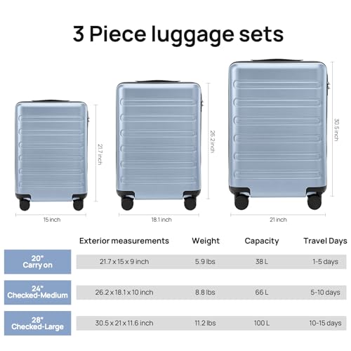 Large Checked Luggage 28 Inch